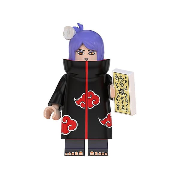 8 stk. Minifigurer Naruto Comic Samleobjekter Byggeklosser Leker for Barn