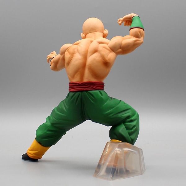 19cm Dragon Ball Z Tenshinhan Figur Goku Piccolo Chiaotzu Son Gohan Anime Figurer Pvc Figurine Statue Model Samleobjekter No Box 19cm Tenshinhan
