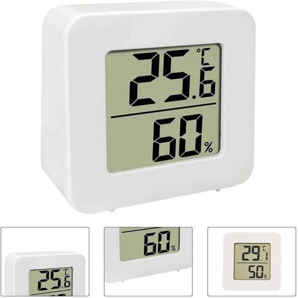 10 st LCD Digital Termometer och Hygrometer, Högprecision Inomhus Digital Termometer Hygrometer, Temperatur- och Fuktighetsmätare