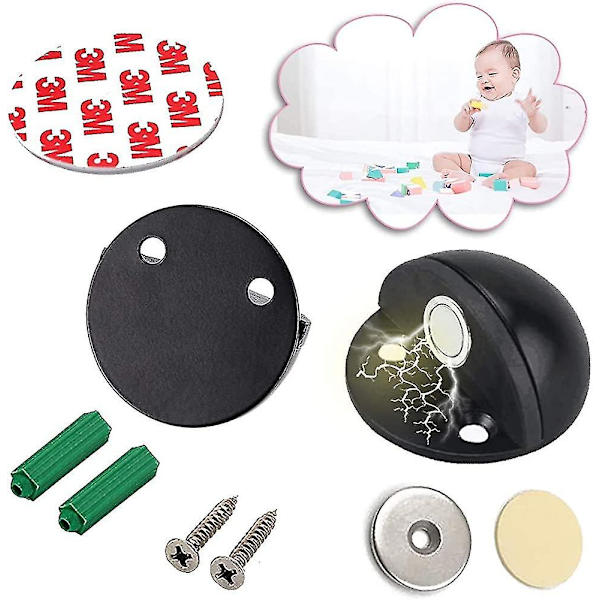 Magnetisk dørstopper, kraftig dørstopper, magnetisk dørstopper, metalldørhåndtak