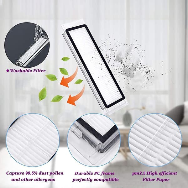 Tilbehør Reservedeler Kit For Xiaomi Roborock S5 Max S6 Max S6