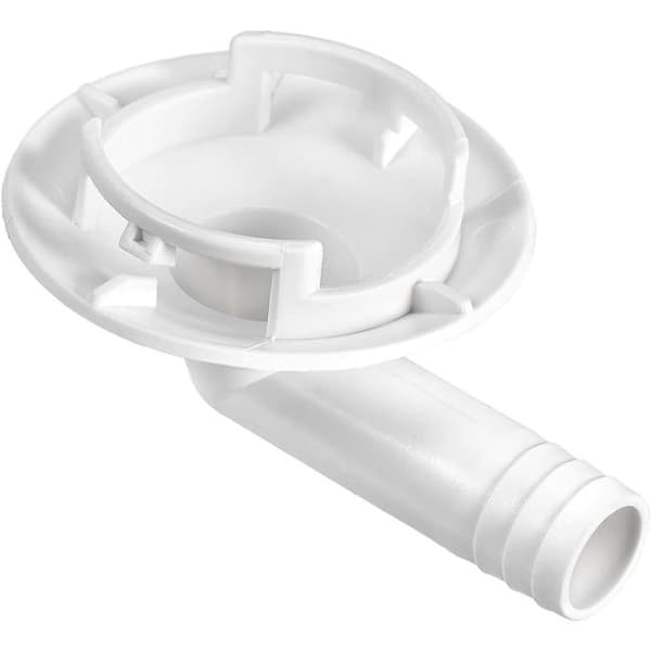 1,57\" Plastslangefitting x 1 Stykke Aircondition Afløbsslange Albuefitting Reservedele [Hvid]