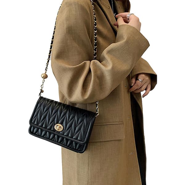 Crossbody tasker til kvinder, hjerteformede clutches. black