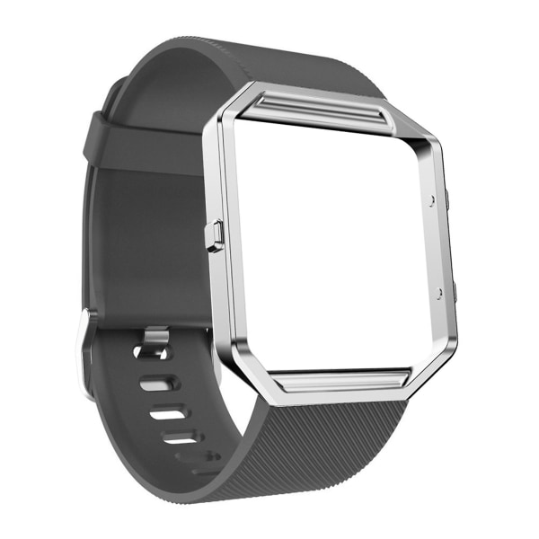Watch Twill Print Justerbar silikon 23 mm slitstark armbandsur Armbandskompatibel Blaze Grey