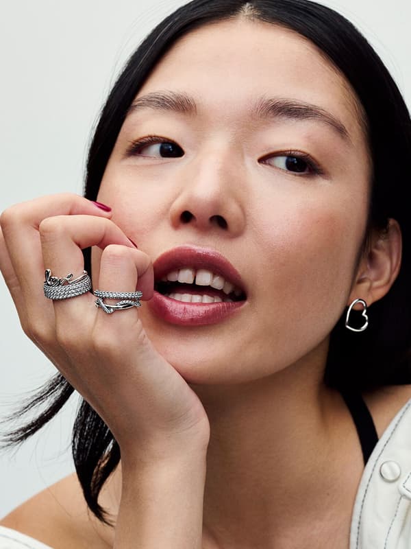 Pandora - Handwritten Love Ring - Sterlingsilver Circumference: 50mm