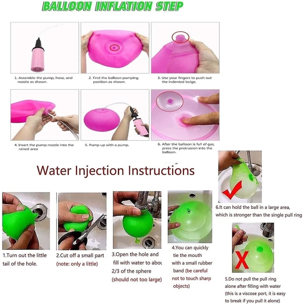 2 stk Vannbobleball leketøy for barn Oppblåsbar Vannbobleball Ballong Strandball Hage For utendørs innendørs lek yellow S