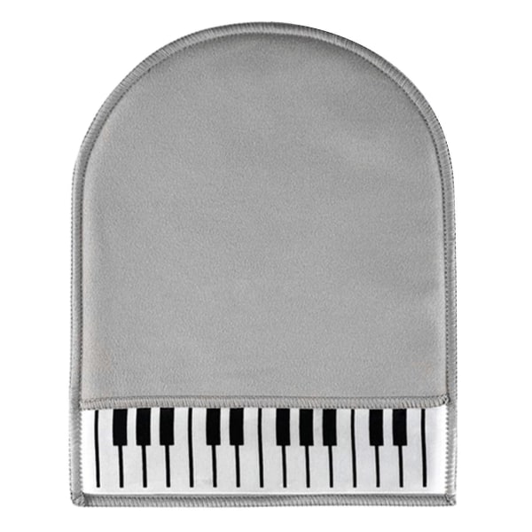 Mjuka Piano Rengöringshandskar Mikrofiberduk Instrument Keyboard Rengöringsduk Grey