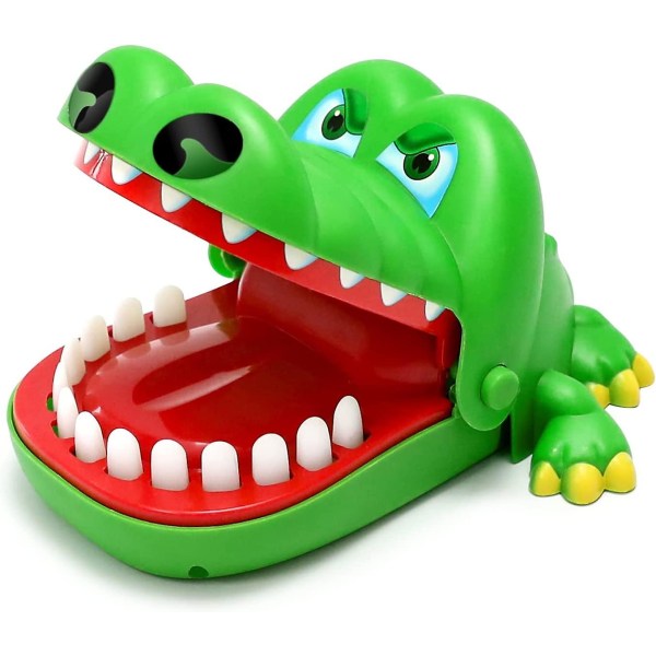 Wabjtam Krokodilletænder Legetøj Børnespil, Krokodillebidende Finger Tandlægespil Sjovt legetøj Krokodilletænderspil