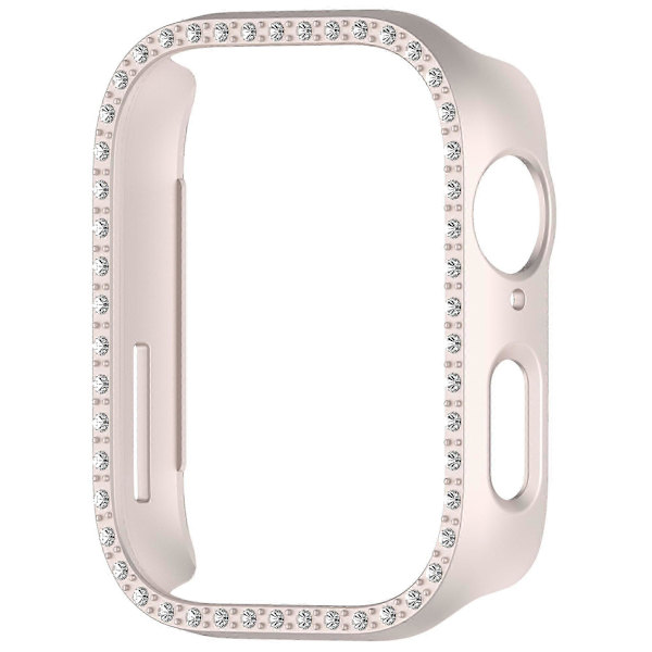 Halvt Skydd Ihåligt PC-skyddsfodral med Diamantdekor för Watch Fit 3 Matte Starlight