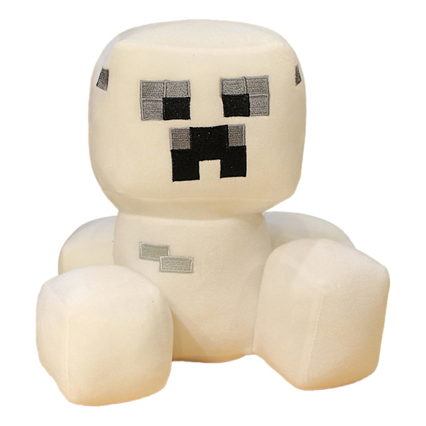 Minecraft Creeper -pehmolelut ympäri peliä 23cm white