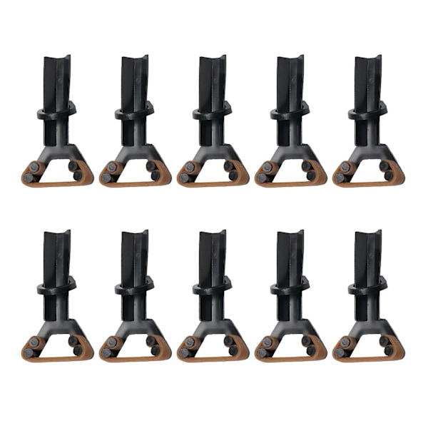 10x Pool Cue Tip Clamp Portabel Biljardkö Tip Clamp för Spel Spelare Hemma