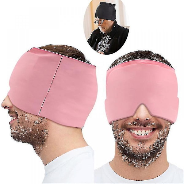Migræne lindringshat kold terapi cap hoved wrap kold komprimering hovedpine lindring cap