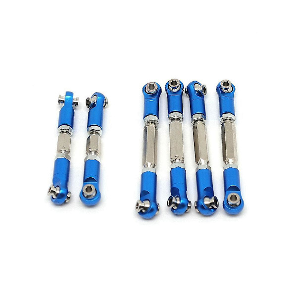 Metall Dragstång Länkage Länkar Set För 1/10 Arrma Granit Senton Vorteks Big Rock Rc Bil Uppgradering Del