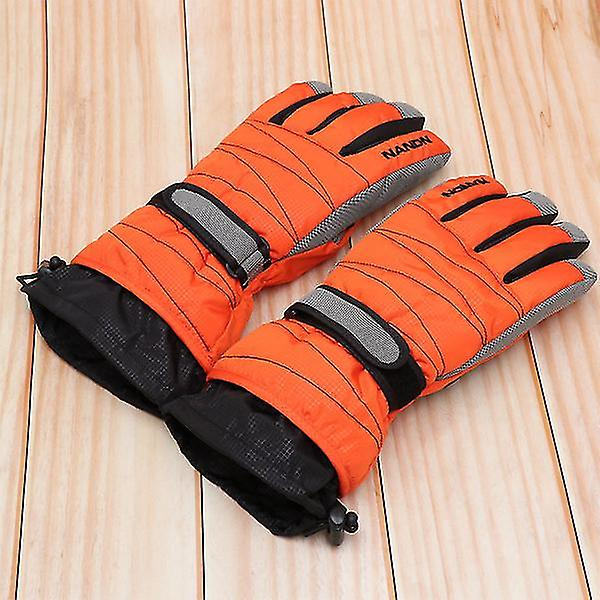 Luovat ulkoilun vanhemmat ja lapset hiihtohanskat ratsastushanskat tuulenpitävät urheilun sormenhanskat vedenpitävät roiskeenestohanskat kiipeilyyn vaellukseen (oranssi, L XL