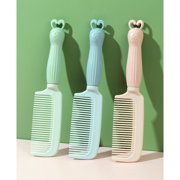 Antistatisk hårkam, plastlockig hårborste