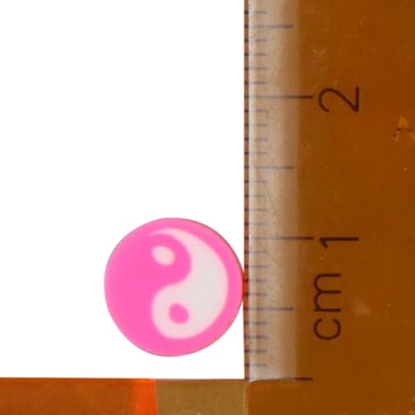 200 st Yin Yang Pärlor Polymerlera Mellanläggsskivpärlor