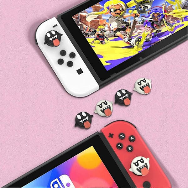 stk. Switch Thumb Grips, Blødt Silikone Joystick Cover til Nintendo Switch/OLED/Switch Lite
