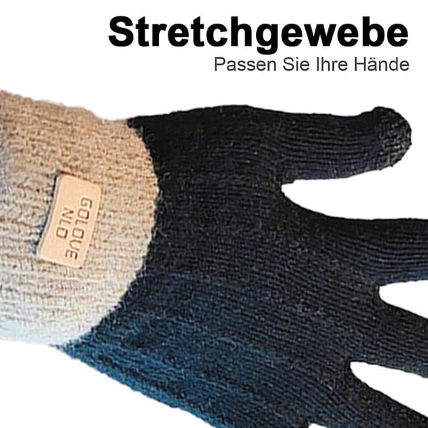 Vinterhandsker til kvinder, varme, elastiske manchetter, termiske handsker style 2