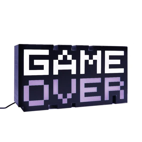 Paladone 'Game Over' Lampa, Flerfärgad