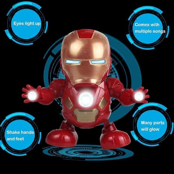 Avenger Sähköinen Tanssiva Iron Man -robotti Hulk