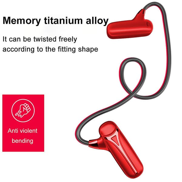 Bone Conduction Bluetooth Headset Open Sport Headset Hd Mikrofon