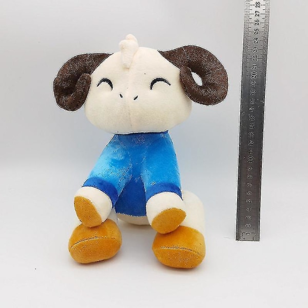 Jschlatt Plysch, Fleece Maskot, Plysch Leksak Docka, Lamm Docka 23cm (hy)