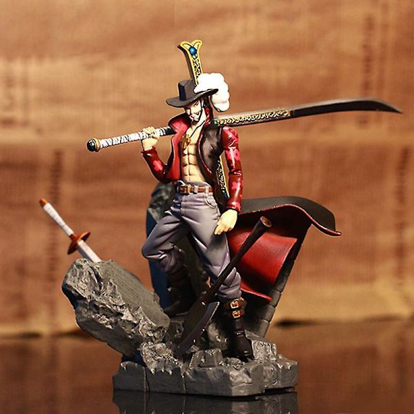 15cm One Piece Figur Monkey D Luffy Dracule Mihawk Top War Bwfc Luffy Anime Figurer Figurine Pvc Staty Modell Samlarobjekt Leksaker with Box 15cm Dracule Mihawk
