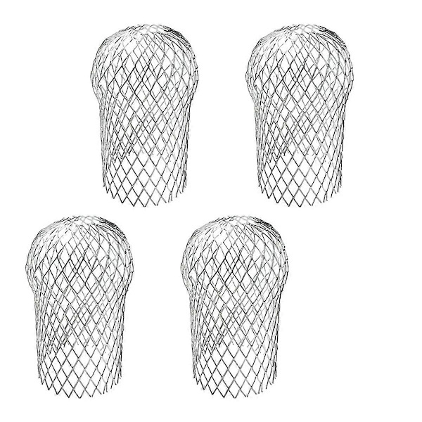 st Downpipe Protector 3,5 tum Aluminium Lövfilter Sil Expanderbar Stuprörsskydd