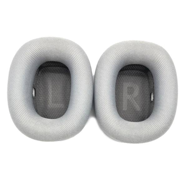 Ersättning öronkuddar för AirPods Max hörlurar kudde mesh tyg öronmuffar öronkuddar Silver