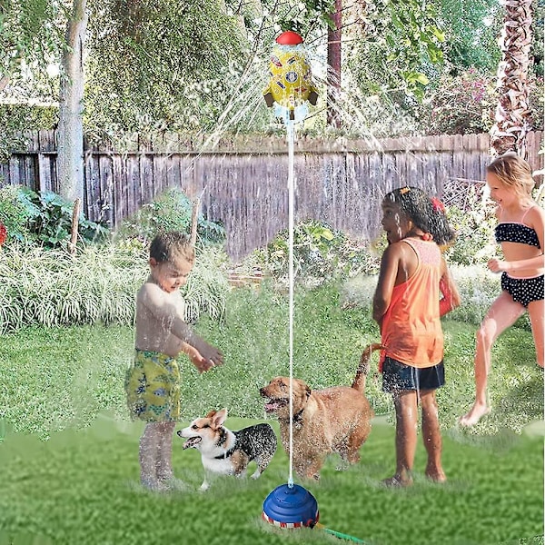 Splash Rocket Toys Raketuppskjutare för barn Utomhus Vattenlek Raketspridare Leksak Vattentryck Raket Vattenblästrare Raketer Sommarträdgård Vatten S