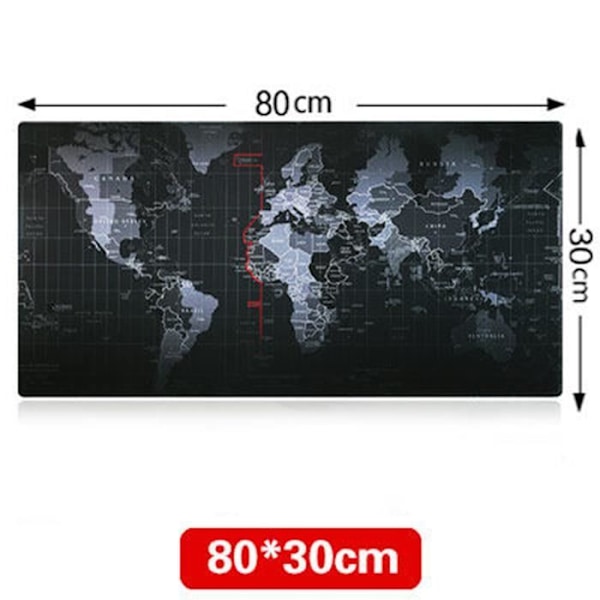 Gaming Musmatta - Förlängd - 80x30cm - Slät Yta - Slitstark - Tecknad