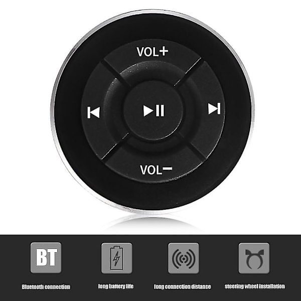 Bil Trådløs Bluetooth Fjernbetjening Mp3 Musikafspiller Til Android Ios Smartphone Kontrol Bil Kit S Hy