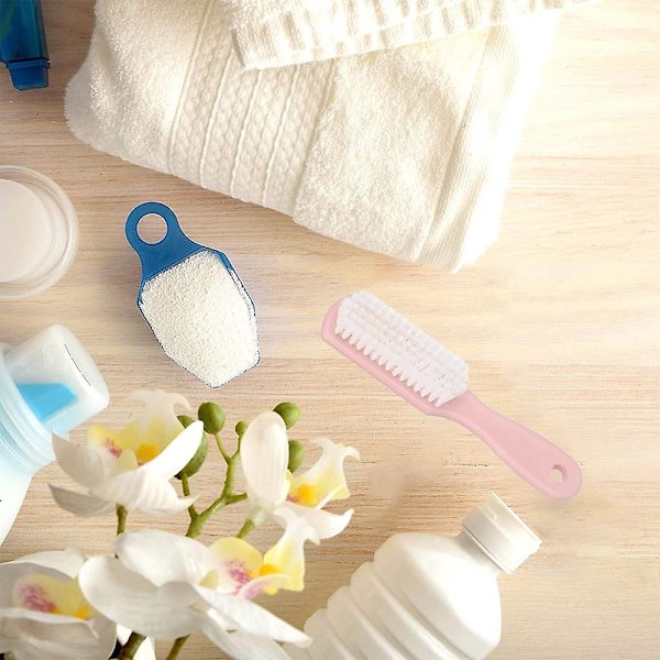 Saapas Harja Mukava Muovikahva Puhdistin Kengät Hankaus Pehmeä Puhdistusharja Vaaleanpunainen pink