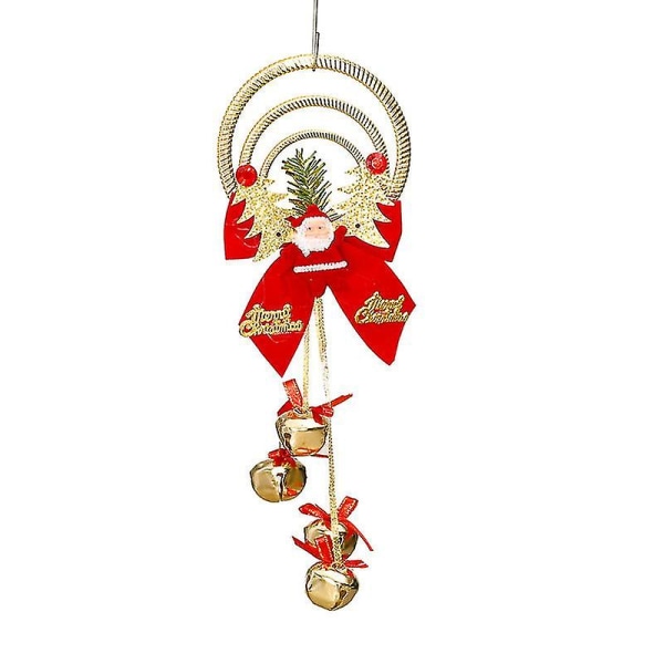 Mes Santa Claus Garland Bow And