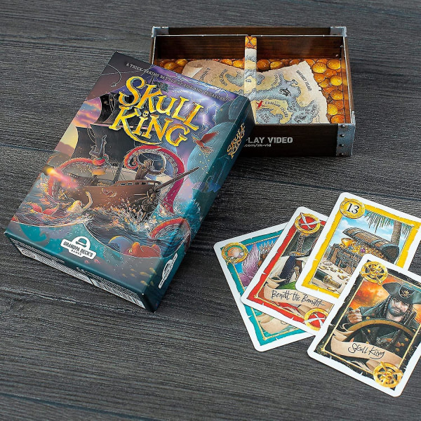 Skull King - The Ultimate Pirate Trick Taking Game | Från skaparna av Cover dina tillgångar och cover ditt kungarike | 2-8 spelare 8+