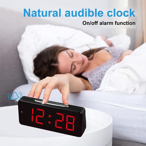 Led Vækkeur Digital Bordur  Hjemmeur  Lysende Ur Stil1 style1