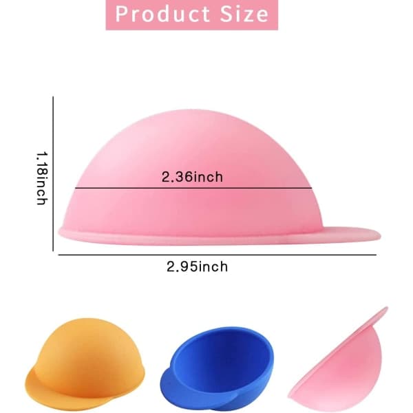 4x Silikone sodavandsdåse låg dåse låg Rød one size