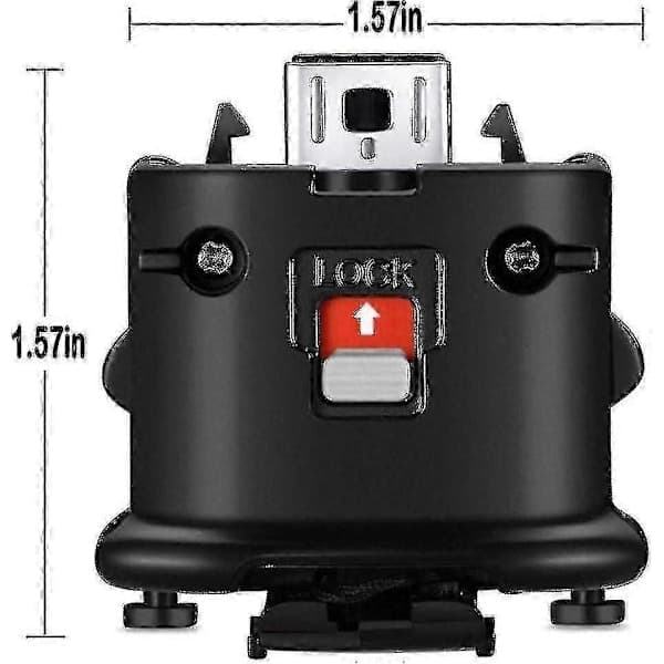 2 Motion Plus Adapter Sensor til Wii Remote Controller, Motion Plus Adapter Accelerator Erstatning til Wii Motion Plus Adapter-God