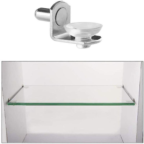 Sl Hardware Tillbehör Partition Spikar Garderob Fixering Fäste, 6cm Pelare Hylla Stöd L-formad Partition Stöd Tillbehör Bord Förstärkning