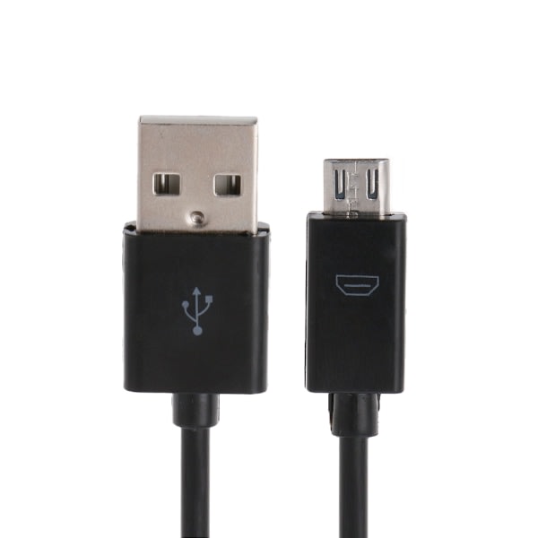 283cm/9.28ft Micro USB-strømkabel for PS4-kontrollerlading Kabel Linje Micro USB-ladekabel Svart Svart