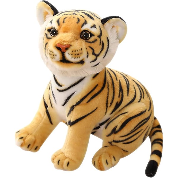 10,62\" Tiger Plysj Tigre Realistiske Utstoppede Dyr Jungeldyr Simulering
