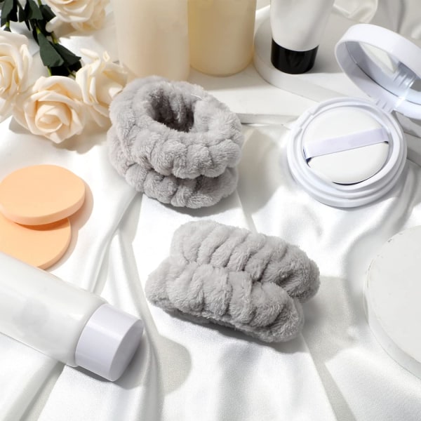 Ansiktsvask Håndleddsbånd Spa Vask Ansiktsbånd Sminke Elastisk Håndleddsvask Bånd Absorberende Håndkle Håndleddsbånd Håndleddsbånd