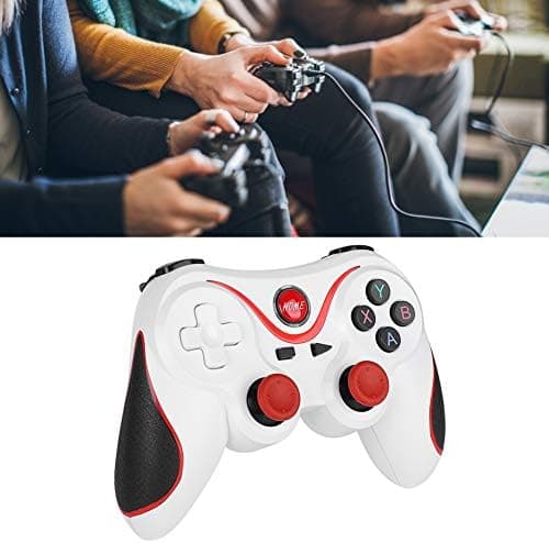 Spilcontroller, T3 Trådløs Gamepad Spilhåndtag til Android IOS Windows 7/8/10 PS3 Kompatibel med PS3 Spillemaskiner Smartphones Tablet PC