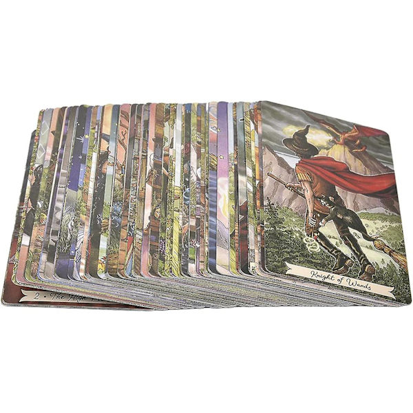 78 stk. Everyday Witch Tarot-kort: Spørg og kend den mytiske skæbne Divination for Fortune Games Taort Deck Brætspil