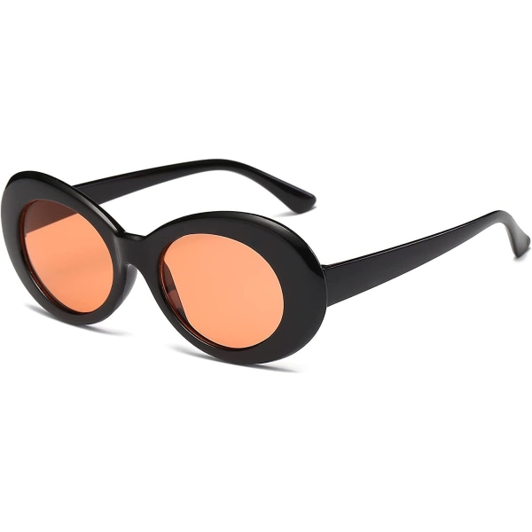 Vintage soikeat lasit - Naisten Miesten Uv400 Protection Retro tyylikkäät pyöreät aurinkolasit