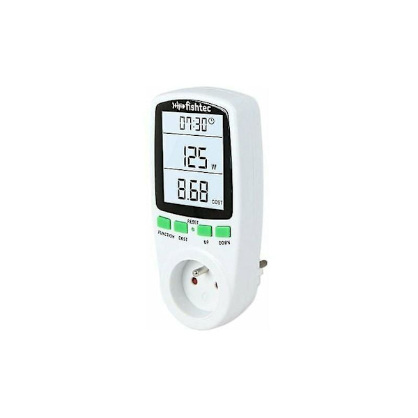 Vinterkampanj, wattmeter - Ta kontroll över kostnaden för energiförbrukning - Digital display av elektrisk effekt