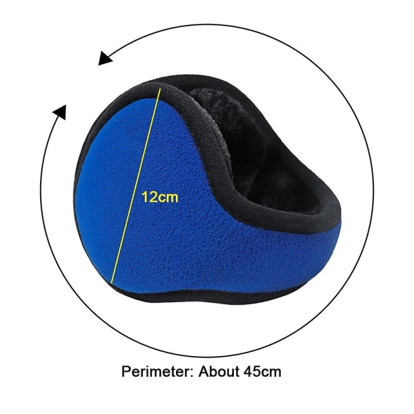 Vintervarme, rygmonterede foldehøreværn og høreværn i simple stil Blue