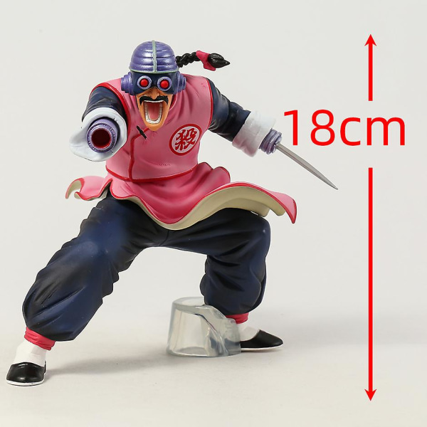 18 cm Dragon Ball Tao Pai Pai Ichiban Kuji-samlingen figurfigur lekedukke A no box