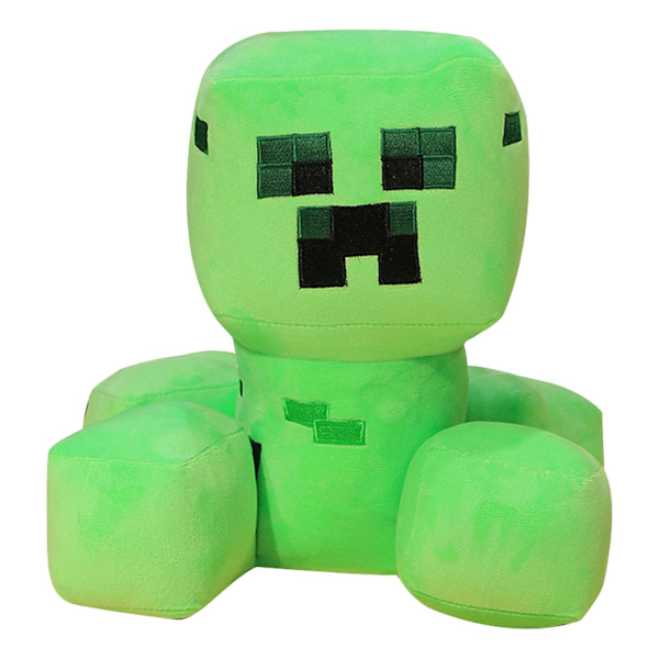 Minecraft Creeper -pehmolelut ympäri peliä 23cm green