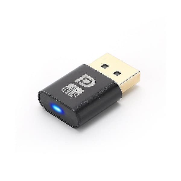4k Displayport Dummy Plug DP Virtuaalinäyttöadapteri Edid Headless Ghost Emulator PC-näytönohjaimelle V